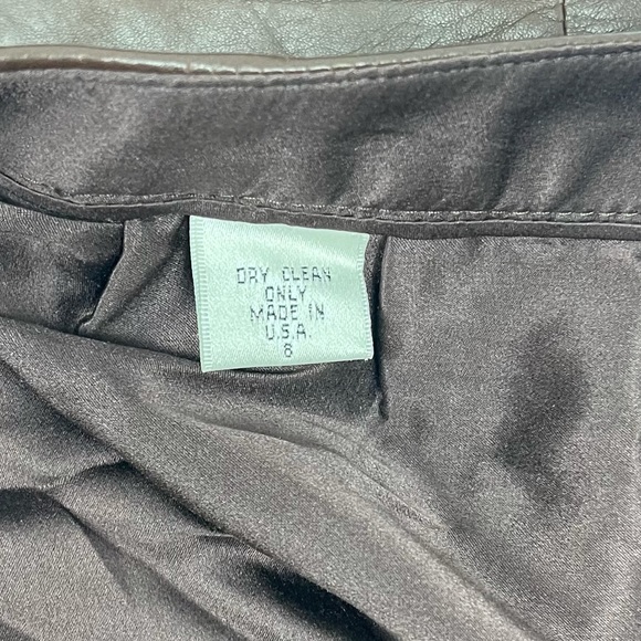 Richard Tyler Couture Leather Pants - Picture 7 of 8